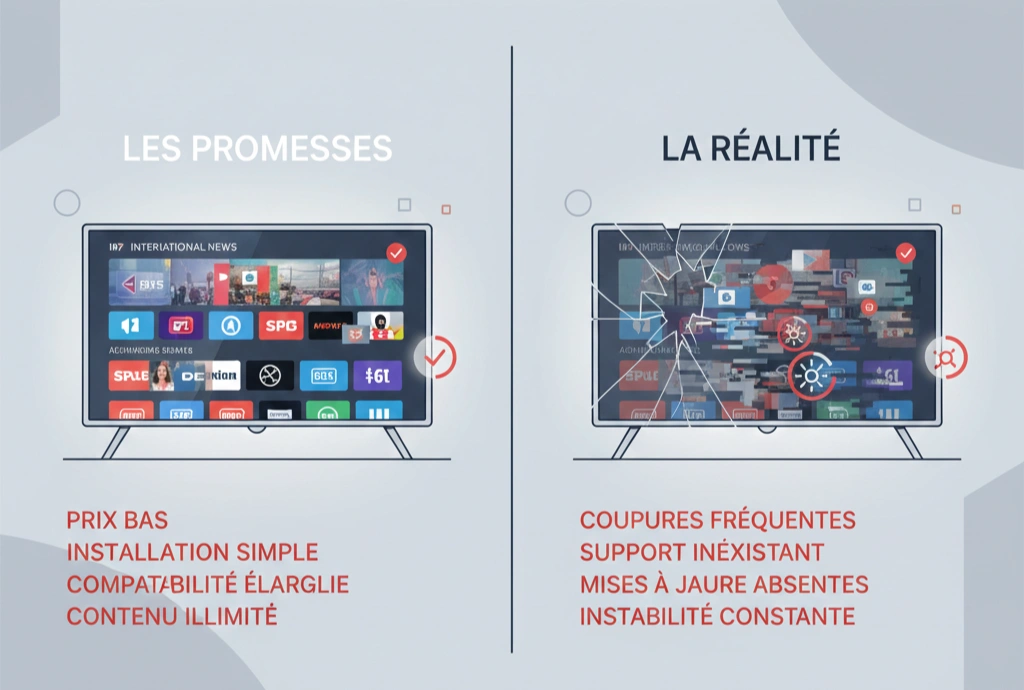 Ce que promet smart4iptv… et ce que les utilisateurs constatent vraiment